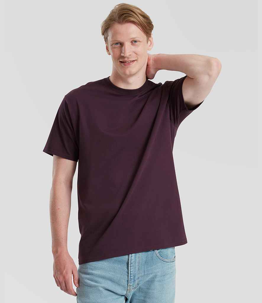 Fruit of the Loom Pure Cotton T-Shirt | Dark Plum
