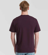 Fruit of the Loom Pure Cotton T-Shirt | Dark Plum thumbnail 2