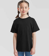 Fruit of the Loom Kids Value T-Shirt | Black thumbnail 1