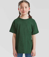 Fruit of the Loom Kids Value T-Shirt | Bottle Green thumbnail 1
