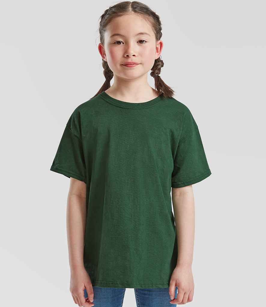 Fruit of the Loom Kids Value T-Shirt | Bottle Green