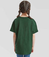 Fruit of the Loom Kids Value T-Shirt | Bottle Green thumbnail 2