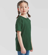 Fruit of the Loom Kids Value T-Shirt | Bottle Green thumbnail 3