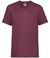 Fruit of the Loom Kids Value T-Shirt | Burgundy thumbnail 4
