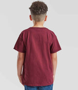Fruit of the Loom Kids Value T-Shirt | Burgundy thumbnail 2