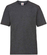 Fruit of the Loom Kids Value T-Shirt | Dark Heather thumbnail 4
