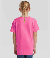 Fruit of the Loom Kids Value T-Shirt | Fuchsia thumbnail 2
