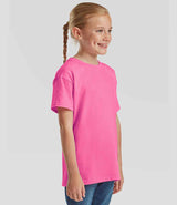 Fruit of the Loom Kids Value T-Shirt | Fuchsia thumbnail 3