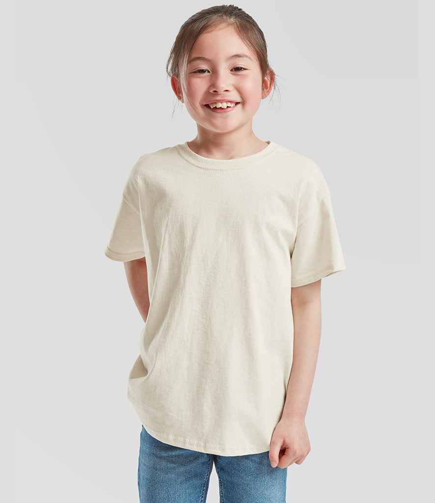Fruit of the Loom Kids Value T-Shirt | Natural