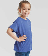 Fruit of the Loom Kids Value T-Shirt | Heather Royal thumbnail 3