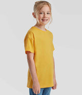 Fruit of the Loom Kids Value T-Shirt | Sunflower thumbnail 3