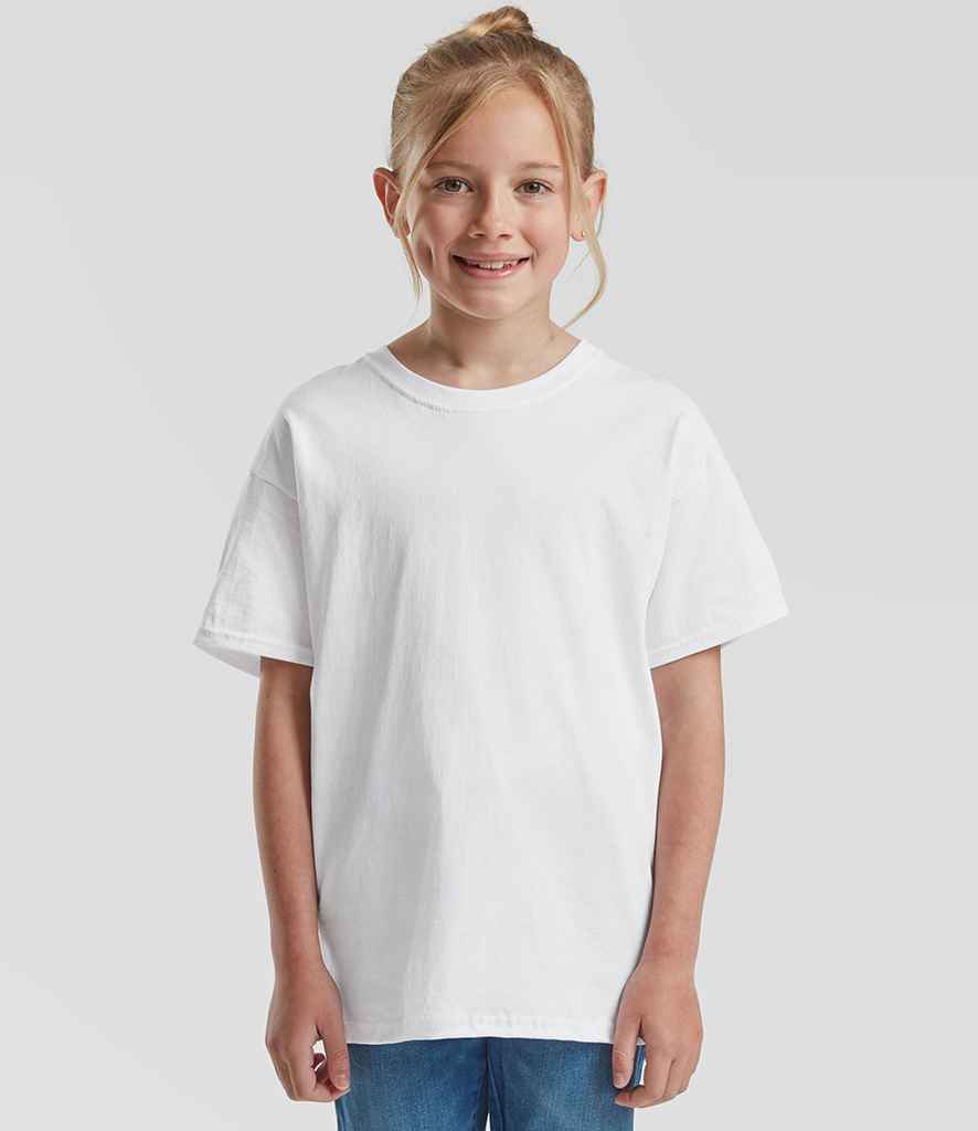 Fruit of the Loom Kids Value T-Shirt | White