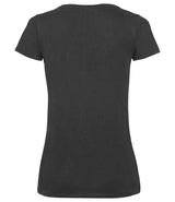 Fruit of the Loom Lady Fit Value V Neck T-Shirt | Black thumbnail 5
