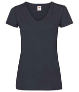 Fruit of the Loom Lady Fit Value V Neck T-Shirt | Deep Navy thumbnail 4