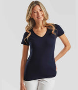 Fruit of the Loom Lady Fit Value V Neck T-Shirt | Deep Navy thumbnail 1