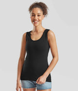 Fruit of the Loom Lady Fit Value Vest | Black thumbnail 1