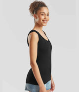 Fruit of the Loom Lady Fit Value Vest | Black thumbnail 3
