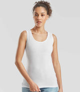 Fruit of the Loom Lady Fit Value Vest | White thumbnail 1
