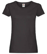 Fruit of the Loom Lady Fit Original T-Shirt | Black thumbnail 4