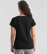 Fruit of the Loom Lady Fit Original T-Shirt | Black thumbnail 2