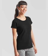 Fruit of the Loom Lady Fit Original T-Shirt | Black thumbnail 3