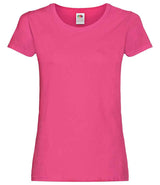 Fruit of the Loom Lady Fit Original T-Shirt | Fuchsia thumbnail 4
