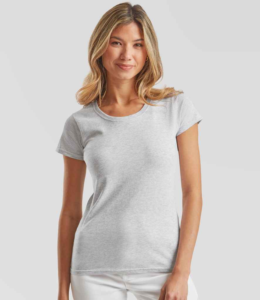 Fruit of the Loom Lady Fit Original T-Shirt | Heather Grey