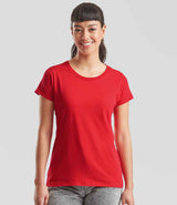 Fruit of the Loom Lady Fit Original T-Shirt | Red thumbnail 1