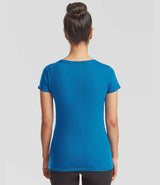 Fruit of the Loom Ladies Iconic 195 T-Shirt | Azure thumbnail 2