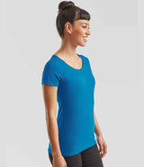 Fruit of the Loom Ladies Iconic 195 T-Shirt | Azure thumbnail 3