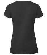 Fruit of the Loom Ladies Iconic 195 T-Shirt | Black thumbnail 5
