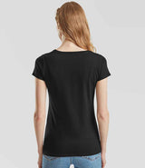 Fruit of the Loom Ladies Iconic 195 T-Shirt | Black thumbnail 2