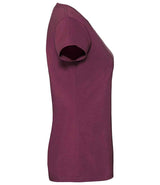 Fruit of the Loom Ladies Iconic 195 T-Shirt | Burgundy thumbnail 6