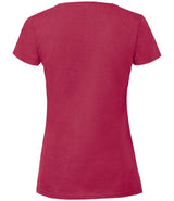 Fruit of the Loom Ladies Iconic 195 T-Shirt | Cranberry thumbnail 5