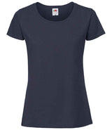 Fruit of the Loom Ladies Iconic 195 T-Shirt | Deep Navy thumbnail 4