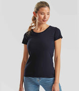 Fruit of the Loom Ladies Iconic 195 T-Shirt | Deep Navy thumbnail 1