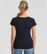 Fruit of the Loom Ladies Iconic 195 T-Shirt | Deep Navy thumbnail 2
