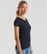 Fruit of the Loom Ladies Iconic 195 T-Shirt | Deep Navy thumbnail 3