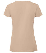 Fruit of the Loom Ladies Iconic 195 T-Shirt | Desert Sand thumbnail 5
