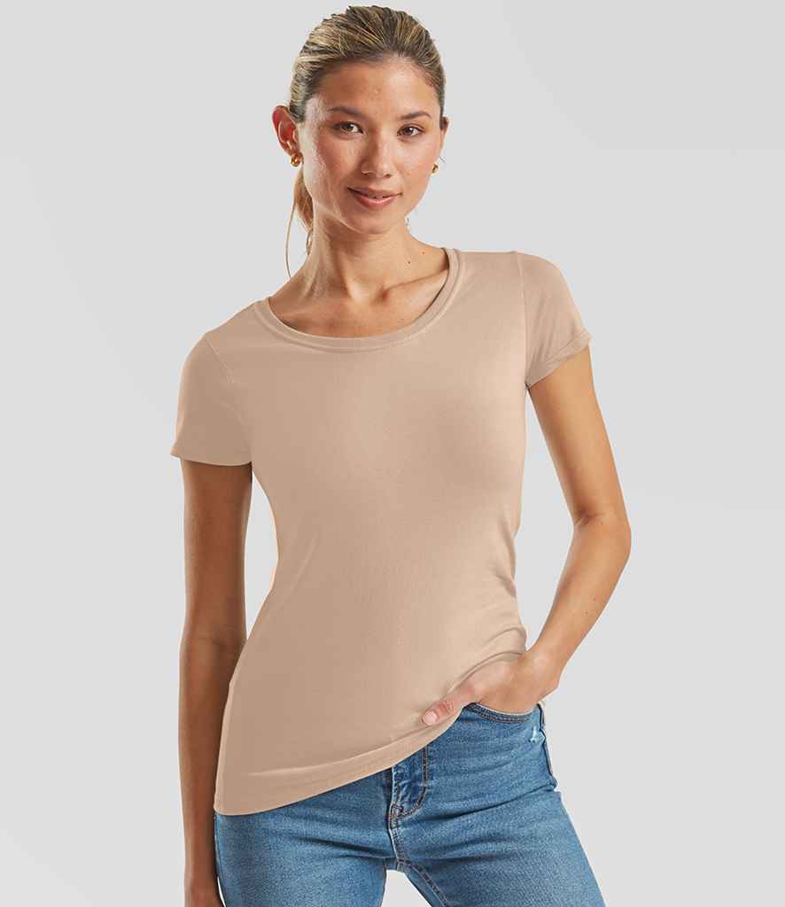 Fruit of the Loom Ladies Iconic 195 T-Shirt | Desert Sand