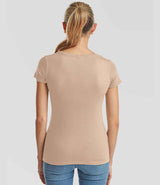 Fruit of the Loom Ladies Iconic 195 T-Shirt | Desert Sand thumbnail 2