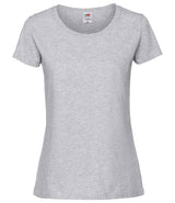 Fruit of the Loom Ladies Iconic 195 T-Shirt | Heather Grey thumbnail 4