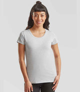 Fruit of the Loom Ladies Iconic 195 T-Shirt | Heather Grey thumbnail 1