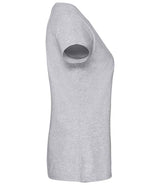Fruit of the Loom Ladies Iconic 195 T-Shirt | Heather Grey thumbnail 6
