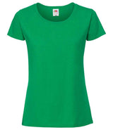 Fruit of the Loom Ladies Iconic 195 T-Shirt | Kelly Green thumbnail 4