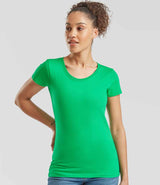 Fruit of the Loom Ladies Iconic 195 T-Shirt | Kelly Green thumbnail 1