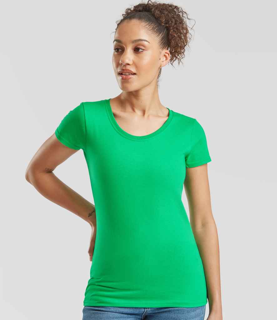 Fruit of the Loom Ladies Iconic 195 T-Shirt | Kelly Green