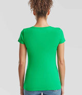 Fruit of the Loom Ladies Iconic 195 T-Shirt | Kelly Green thumbnail 2