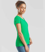 Fruit of the Loom Ladies Iconic 195 T-Shirt | Kelly Green thumbnail 3
