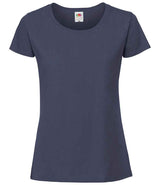Fruit of the Loom Ladies Iconic 195 T-Shirt | Navy thumbnail 4